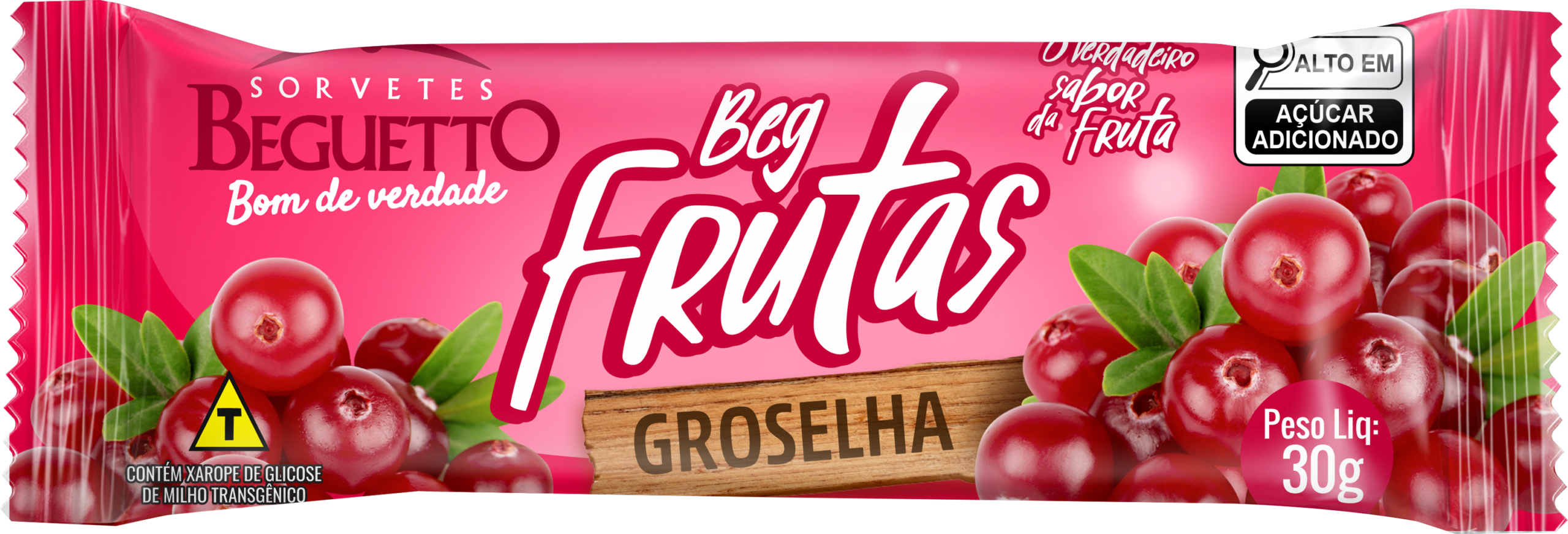 BEGUETTO- PICOLE GROSELHA