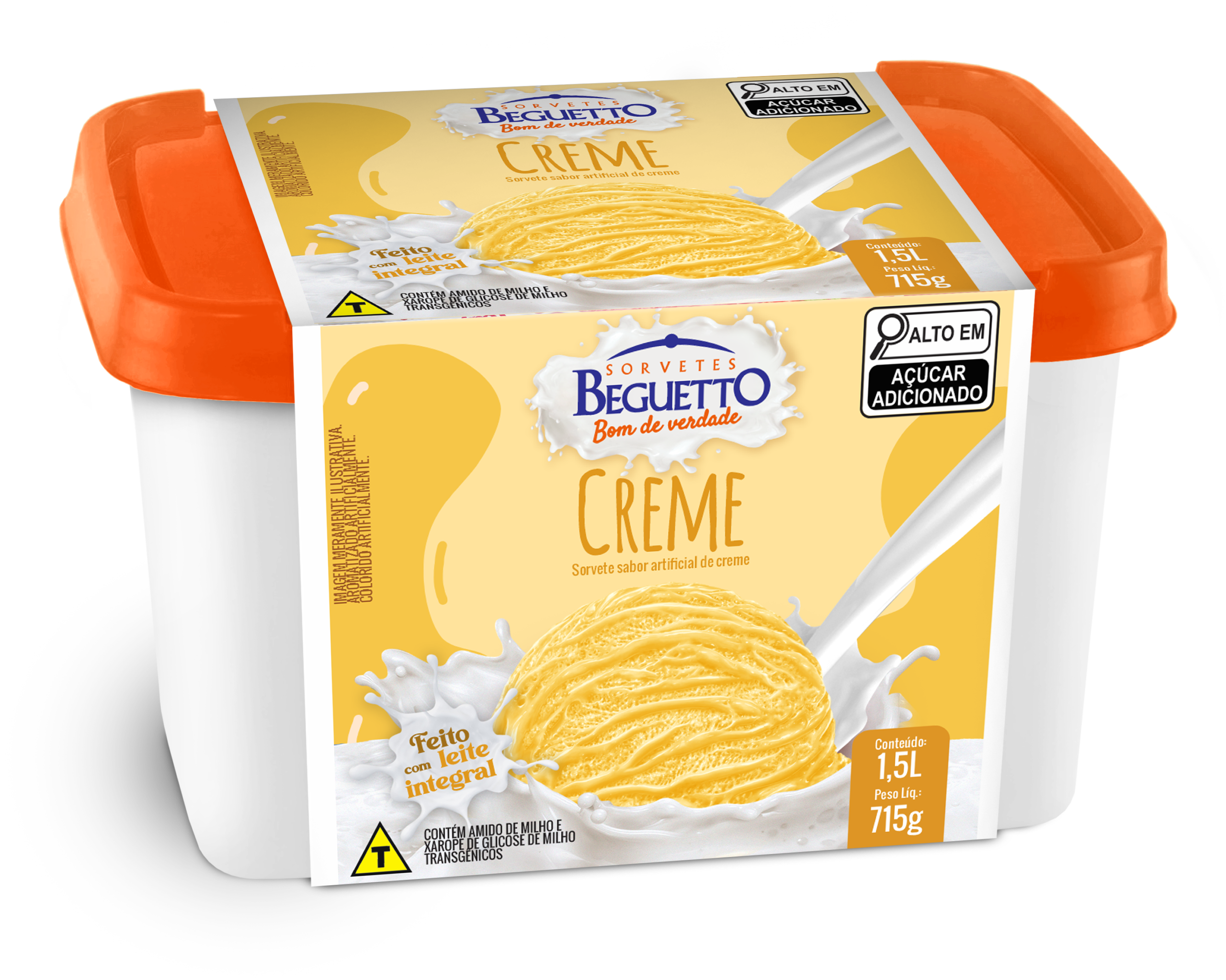 BEGUETTO - POTES 1.5L TRADICIONAL - CREME DIR